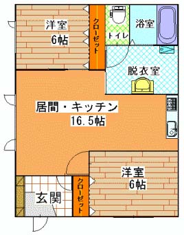 旭川市神楽岡4-6パークハウス2の間取り