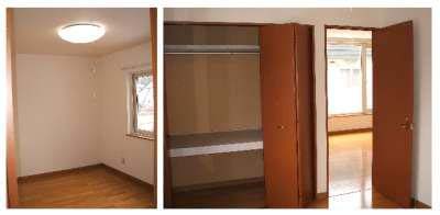 旭川市神楽岡4-6パークハウス2のクローゼット付6帖洋室